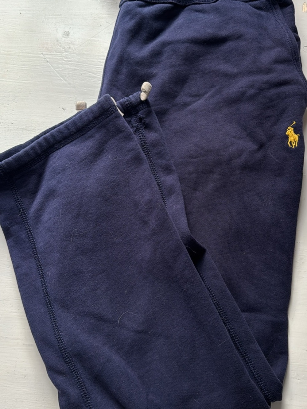 Ralph Lauren Men's Navy Sweatpants with Signature Pony